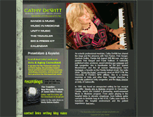 Tablet Screenshot of cathydewitt.com